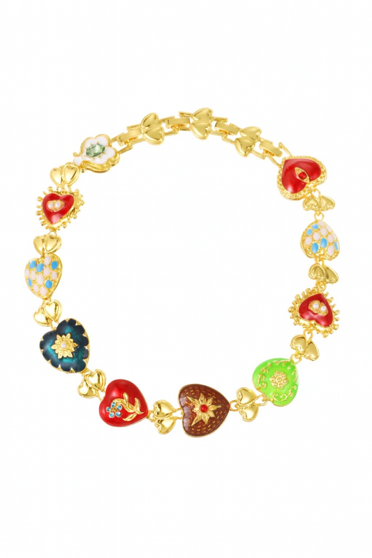 Collier ras-du-cou des Cœurs Sacrés