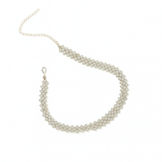 Collier ras-du-cou diamanté