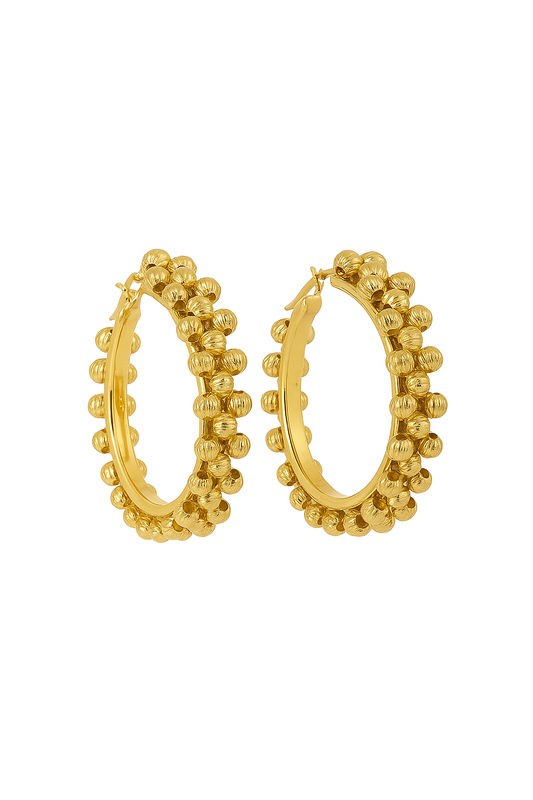 Boucles d’oreilles créoles Bella Or