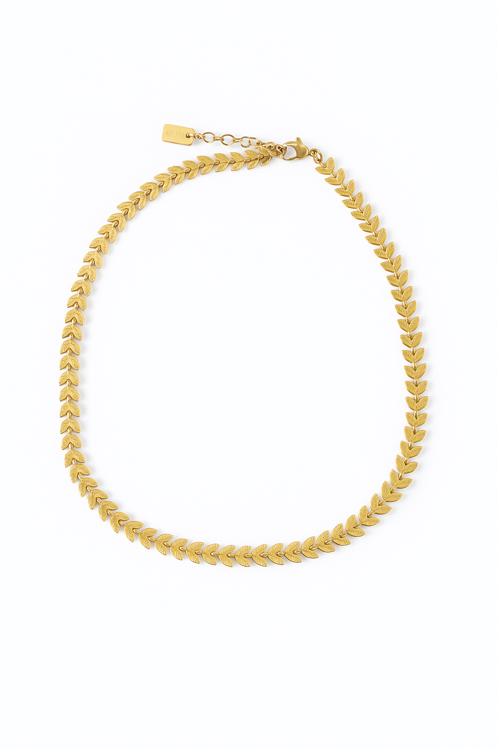 Collier Choker Feuilles d'Olivier