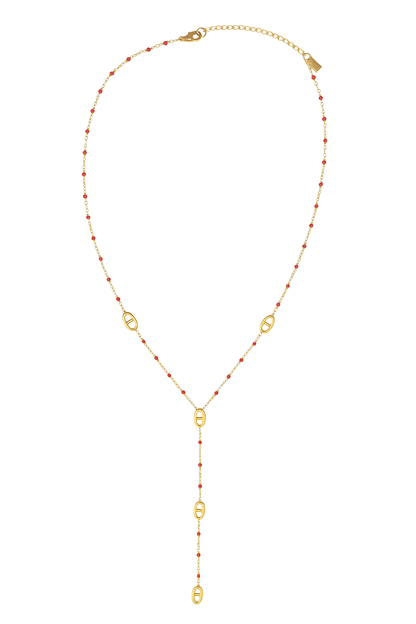 Collier Y Shella Rouge