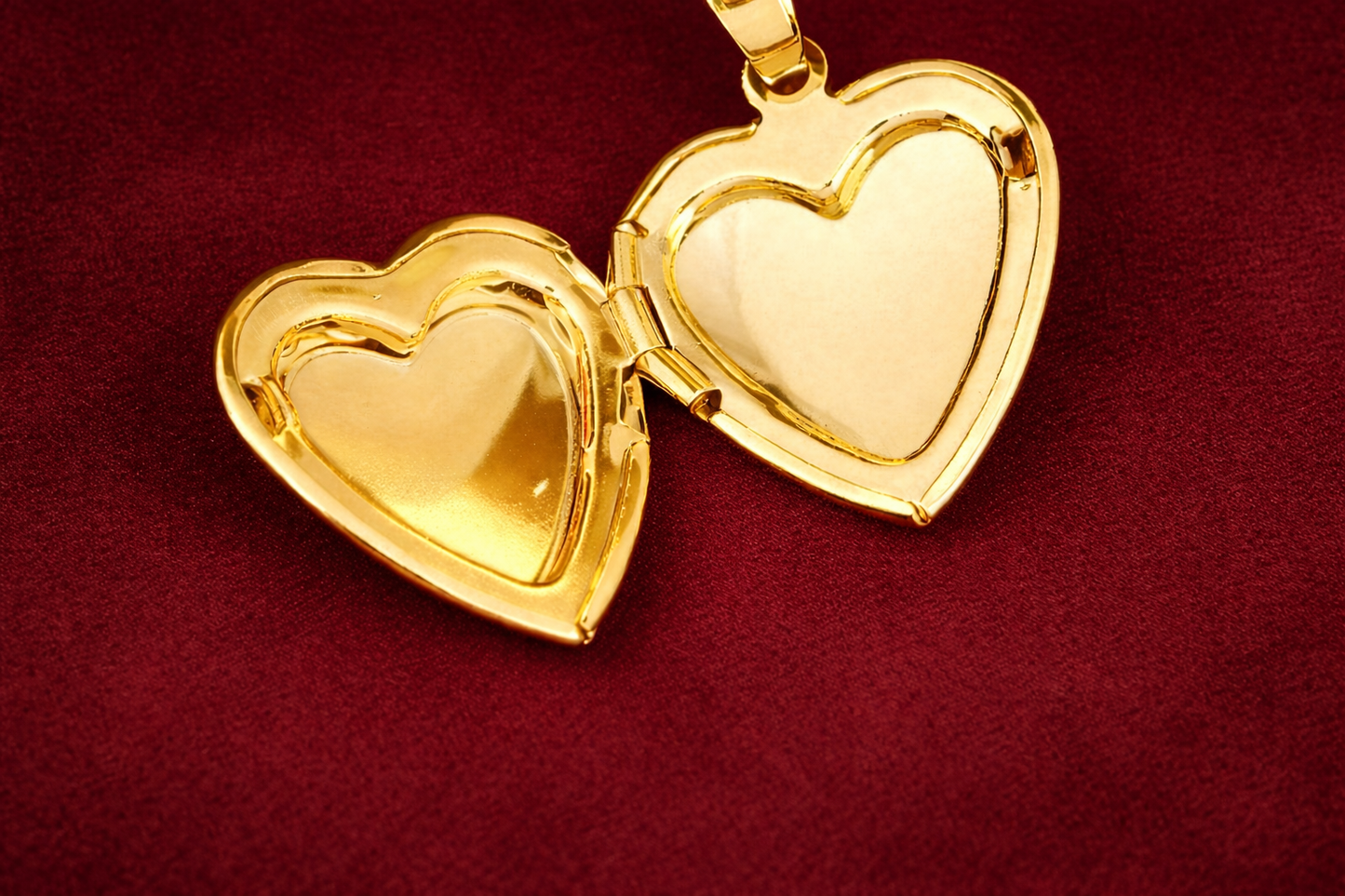 Collier Cœur Allah - Plaqué OR 18K