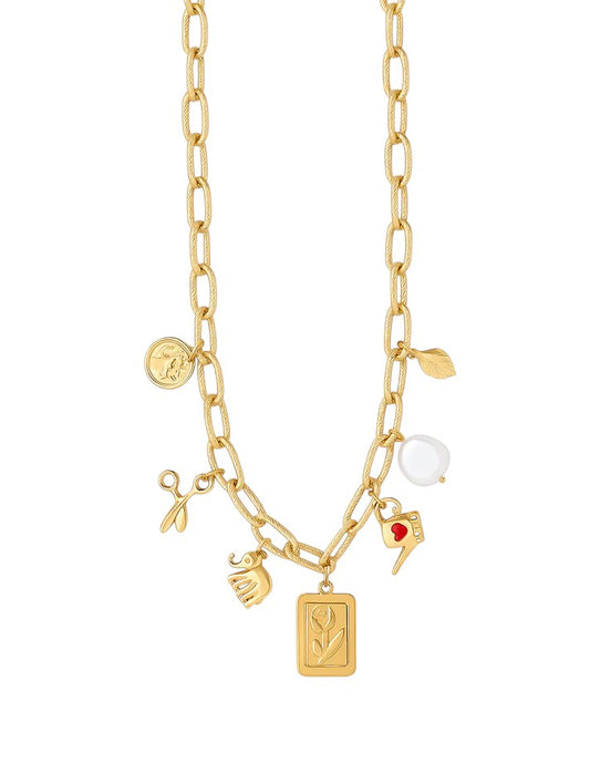 collar de amuleto de la suerte