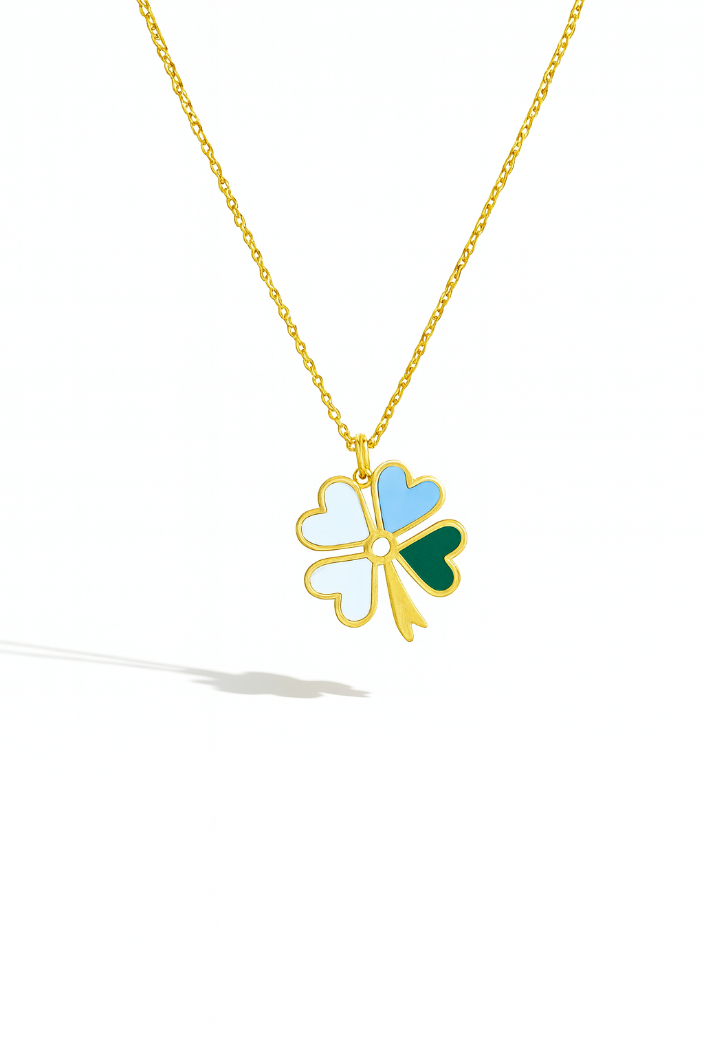 Collier Trèfle cœur Chance